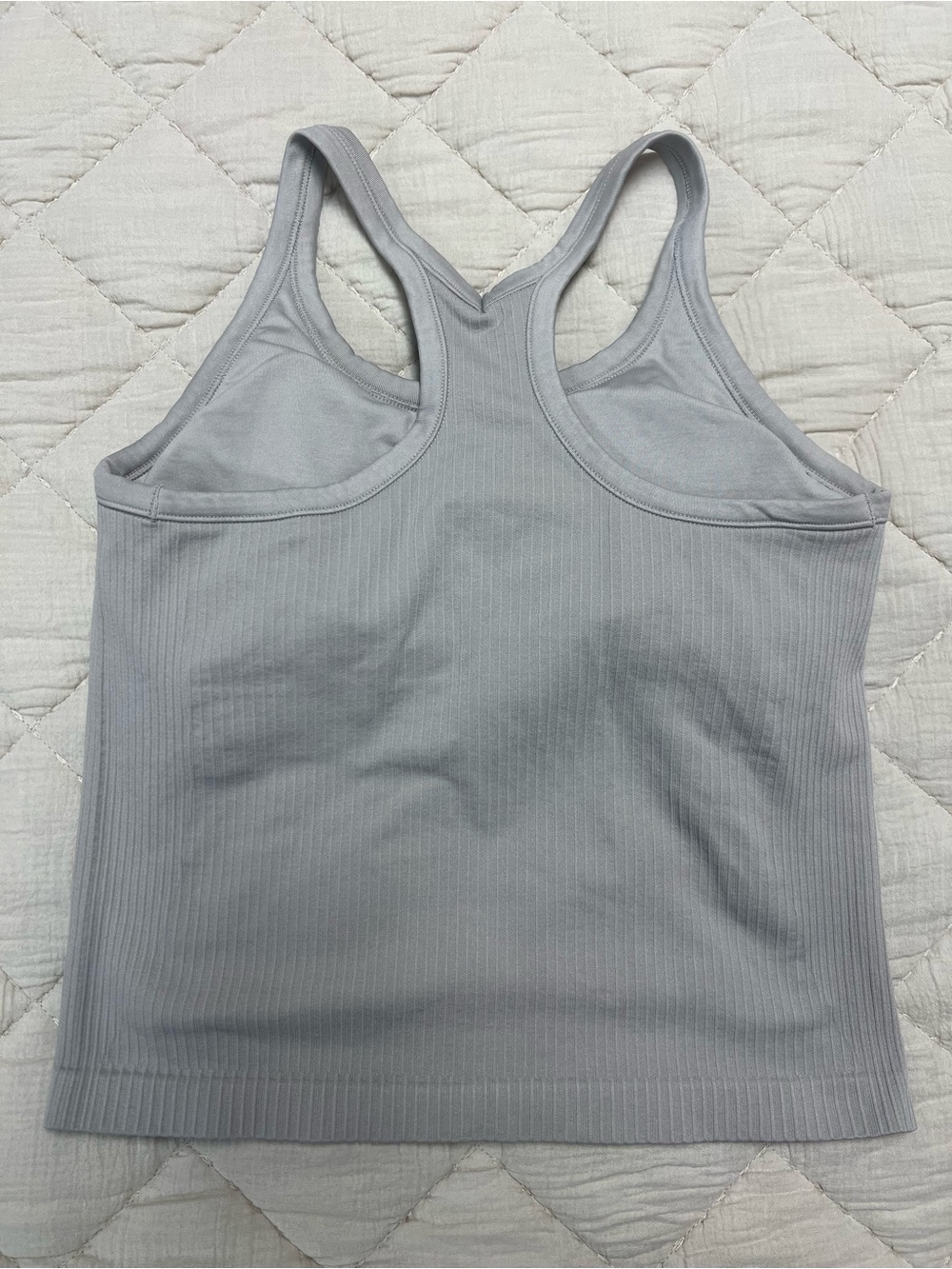 Ribbed Racerback Tank Top - Picture 3 of 3